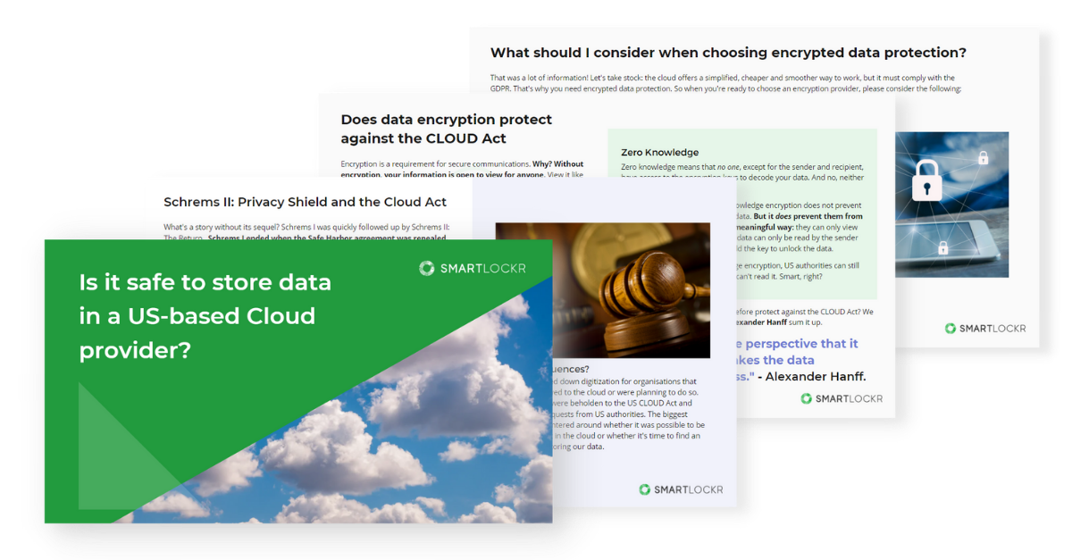 Free whitepaper: Is it safe to store data in a US-based Cloud provider?